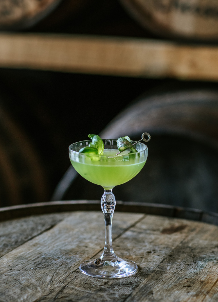 Basil & Elderflower Gimlet Cardrona Distillery